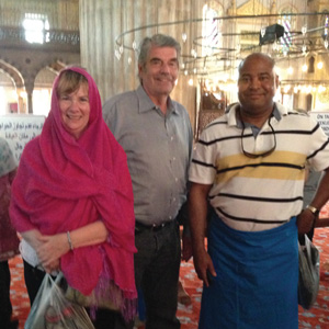 Photo of judges at Blue Mosque