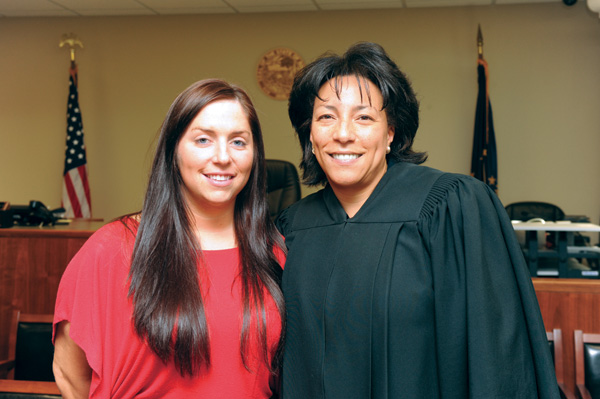 Photo of Judge Maria Granger and Susan Jones