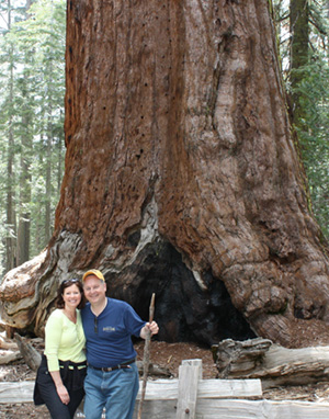 Photo of Judge Gotsch and his wife in Yosemite