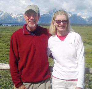 Judge Roger Duvall and his wife