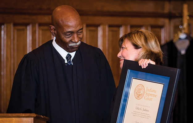 Justice Robert Rucker & Lilia Judson