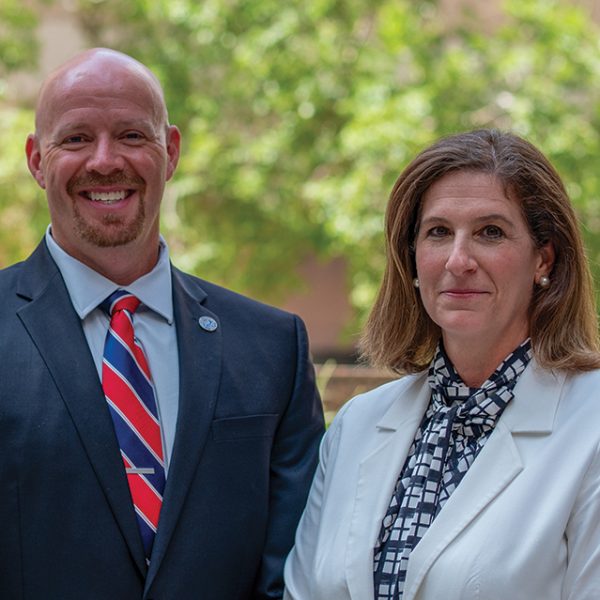 Aaron Hood and Kathryn Dolan.
